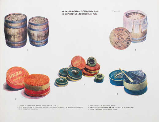 Богомолов Т.С. Рыба и рыбные товары. Альбом / Т.С. Богомолов, В.Г. Крутов. М.: Госторгиздат, 1960.